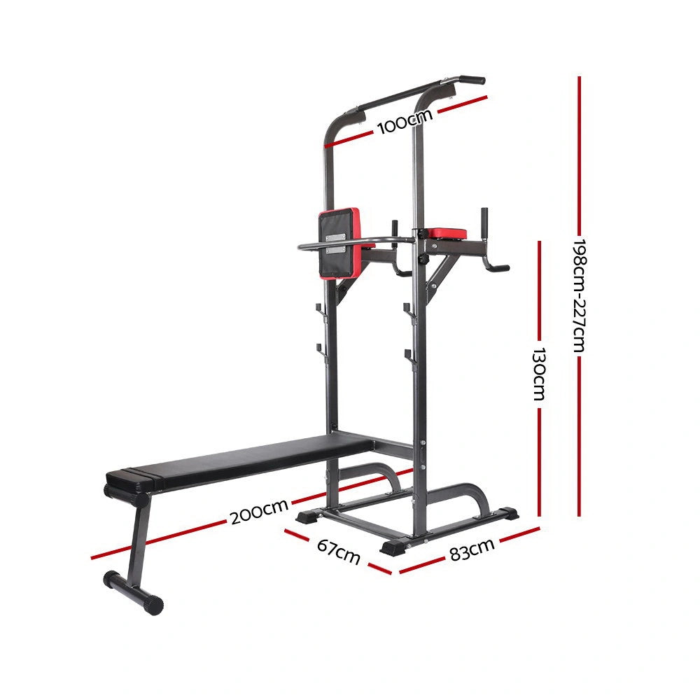 Everfit Adjustable 8 in 1 Home Gym Weight Bench — 380kg Capacity