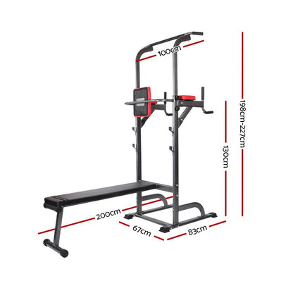 Everfit Adjustable 8 in 1 Home Gym Weight Bench — 380kg Capacity