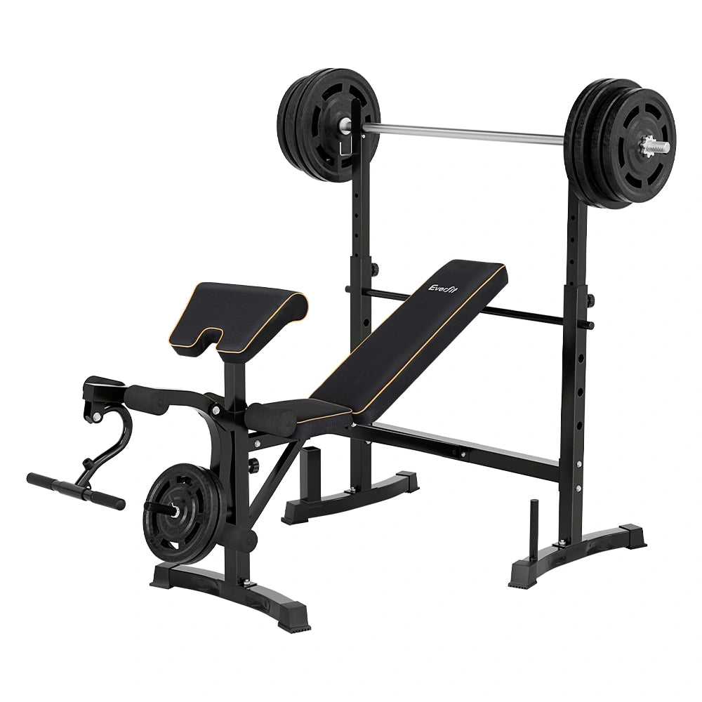 Everfit 10‑in‑1 Adjustable Weight Bench Station - 330kg Capacity