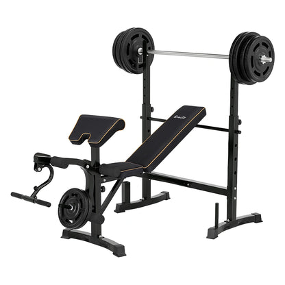 Everfit 10‑in‑1 Adjustable Weight Bench Station - 330kg Capacity