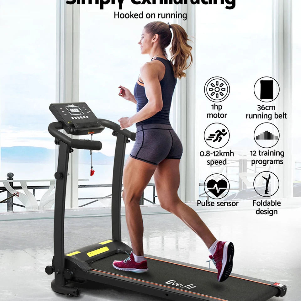 Everfit Electric Foldable Treadmill 370 mm
