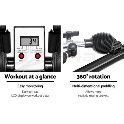 Everfit Hydraulic-Resistance Rowing Machine