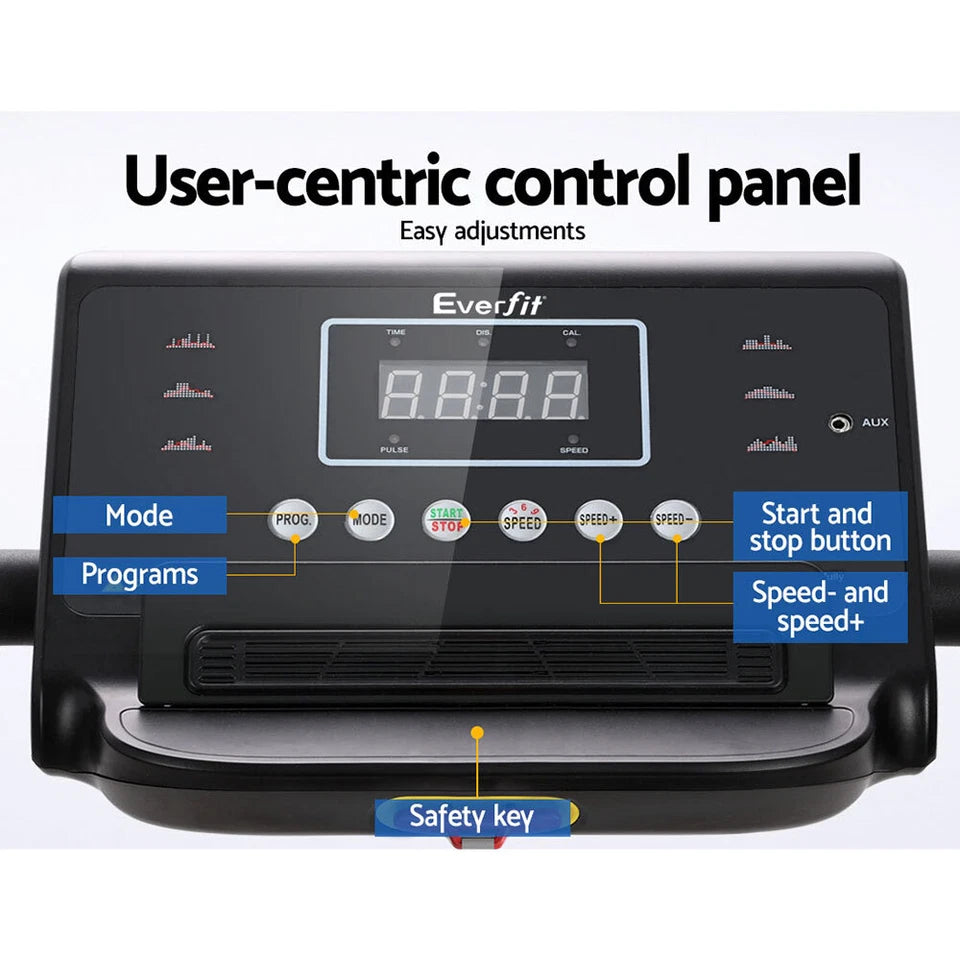 Everfit Electric Foldable Treadmill 370 mm