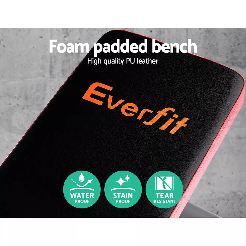 Everfit Adjustable Weight Bench - 200kg Capacity