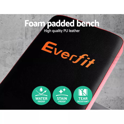 Everfit Adjustable Weight Bench - 200kg Capacity