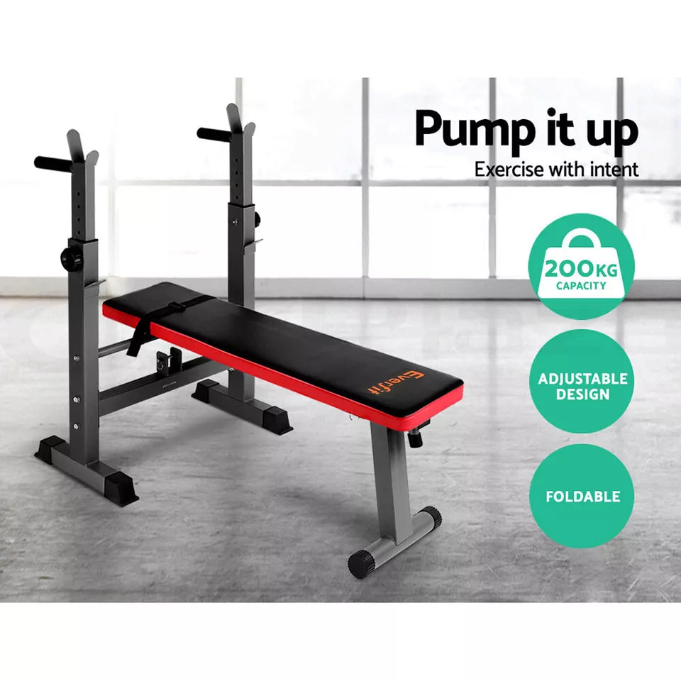 Everfit Adjustable Weight Bench - 200kg Capacity